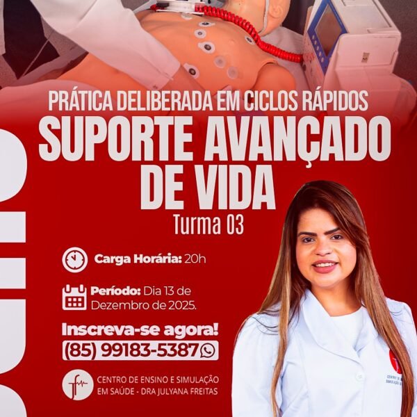 Prática Deliberada em Ciclos Rápidos (PDCR): Suporte Avançado de Vida T4